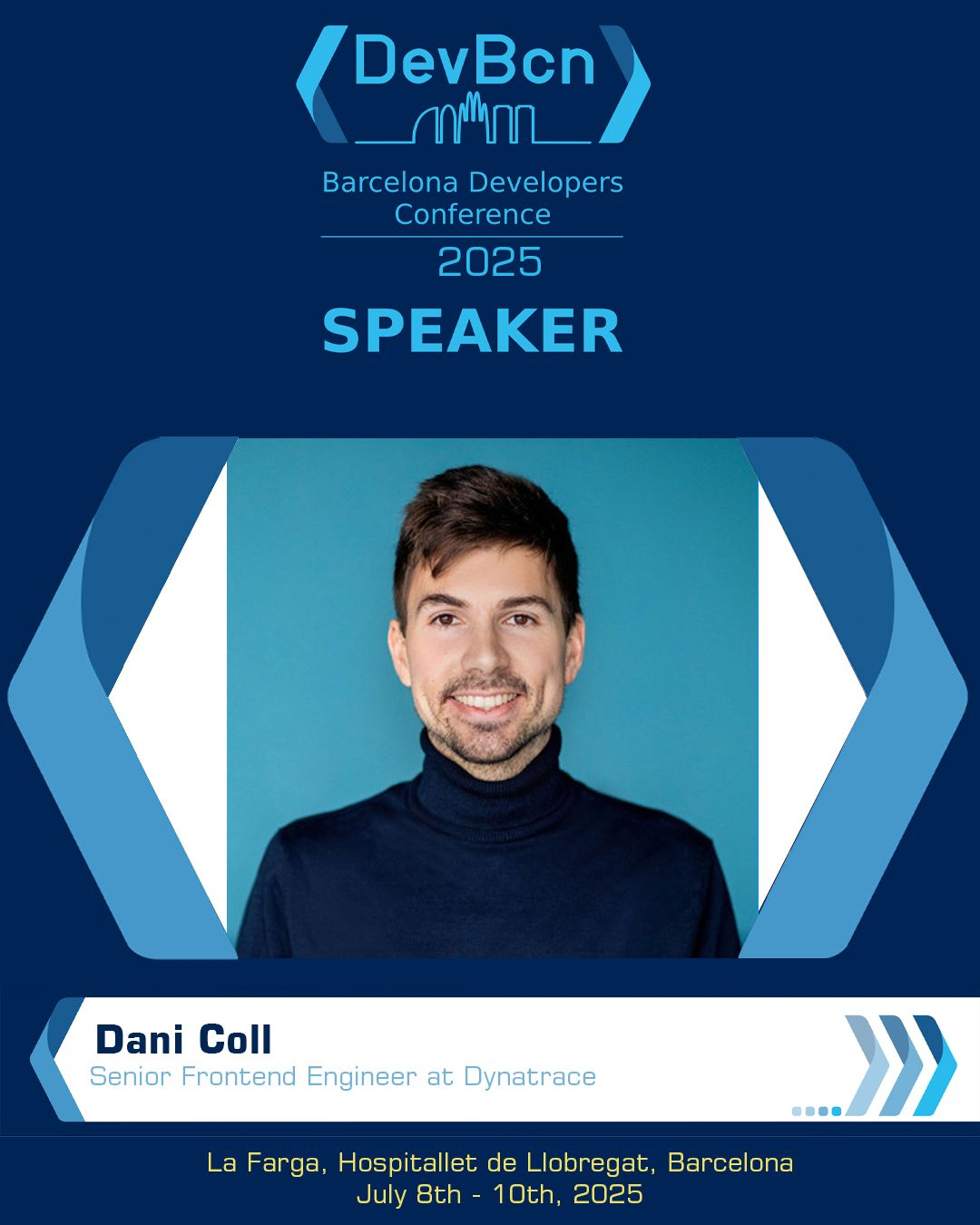 Dani Coll — DevBCN 2025 speaker card