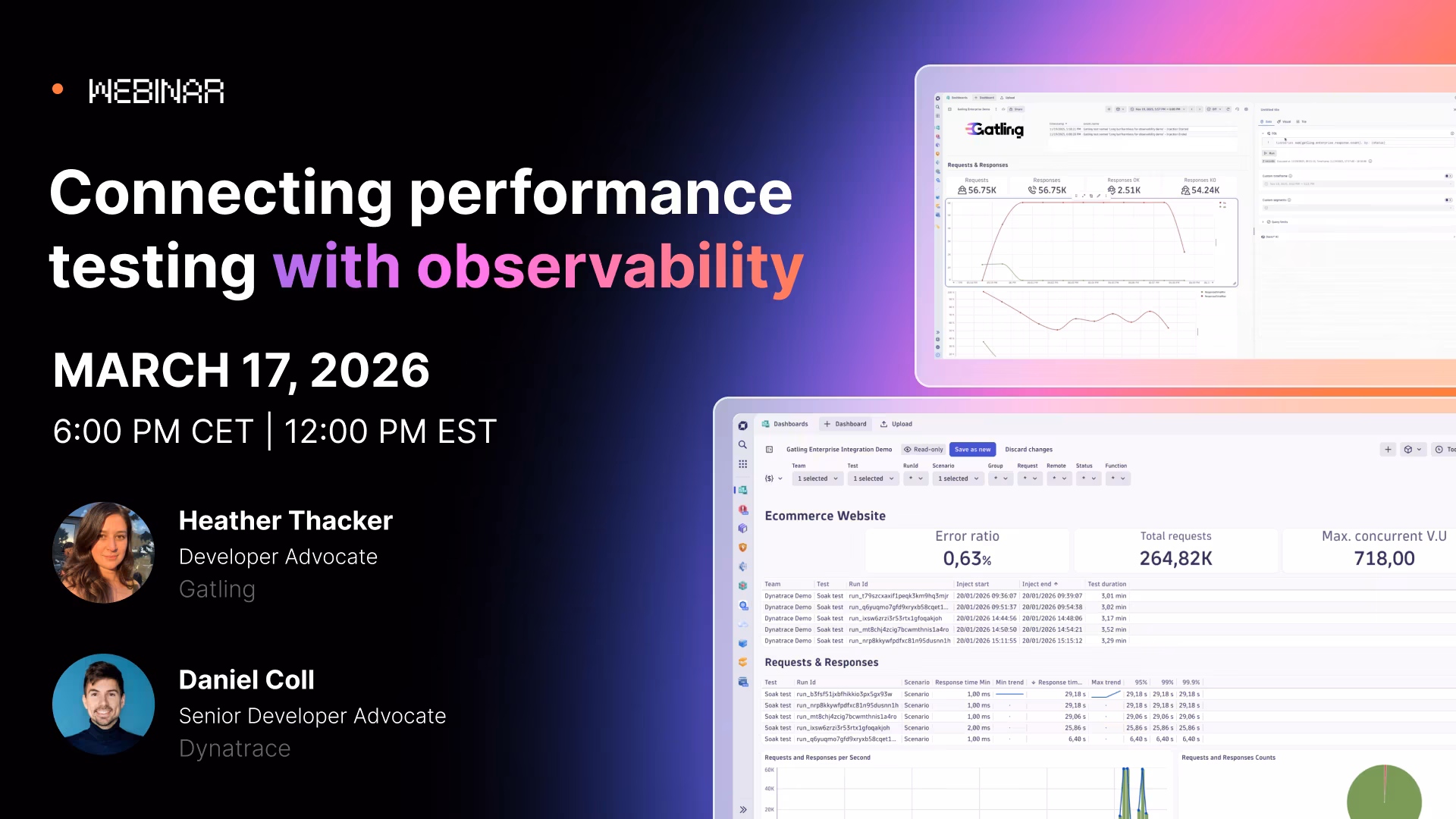 Gatling webinar: Connecting Performance Testing with Observability