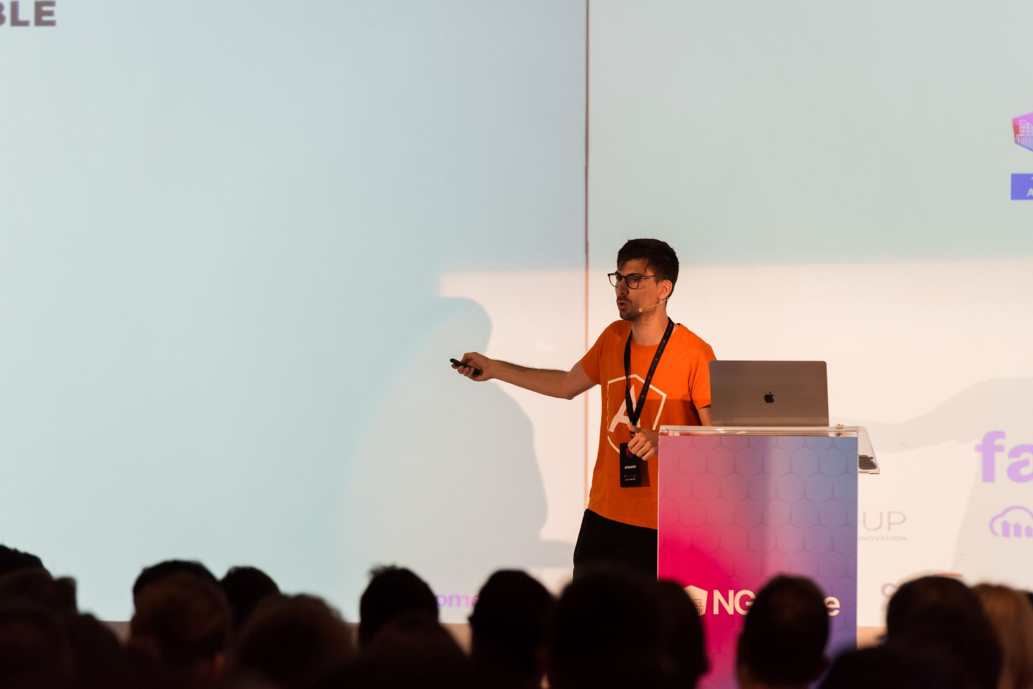Dani Coll on stage at NGRome MMXXIV