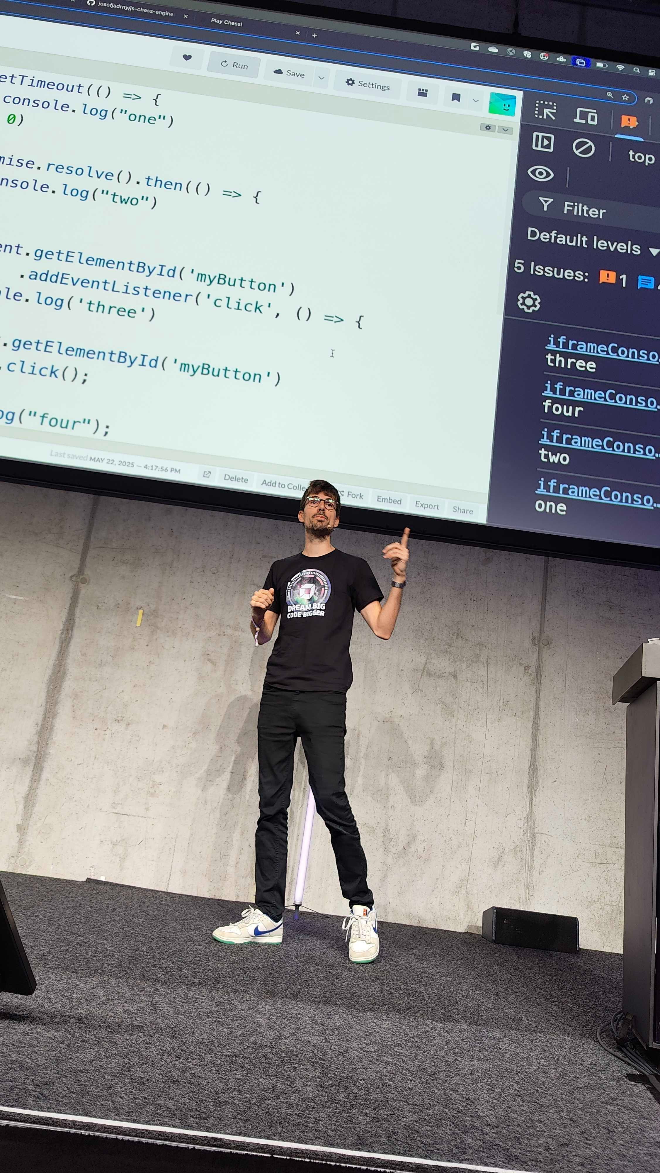 Dani Coll banner at WeAreDevelopers World Congress 2025